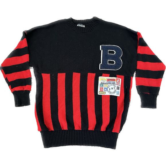 Vintage Olympics Netherlands Amsterdam 1928 Knit Sweater Adult Large USA Made - Picture 1 of 8